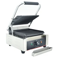 Factory Wholesale Contact Grill Commercial Flat Sandwich Panini Press Maker 2