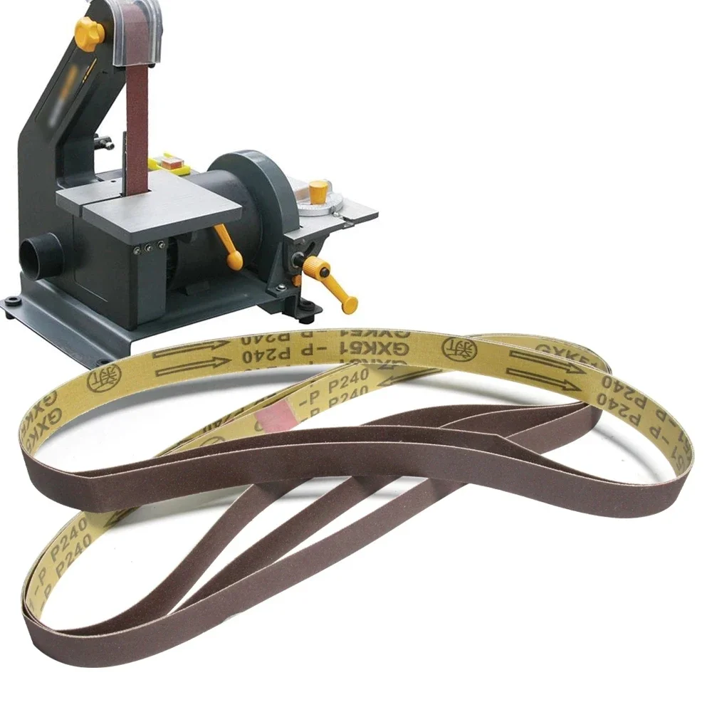 5pcs 1"x30" Abrasive Sanding Belt 25*762mm Belt Sander Sandpaper Aluminium Oxide Woodworking Tools