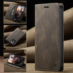 Leather Wallet Folio Flip Case with RFID Blocking Protection for 7plus 8plus (Coffee)