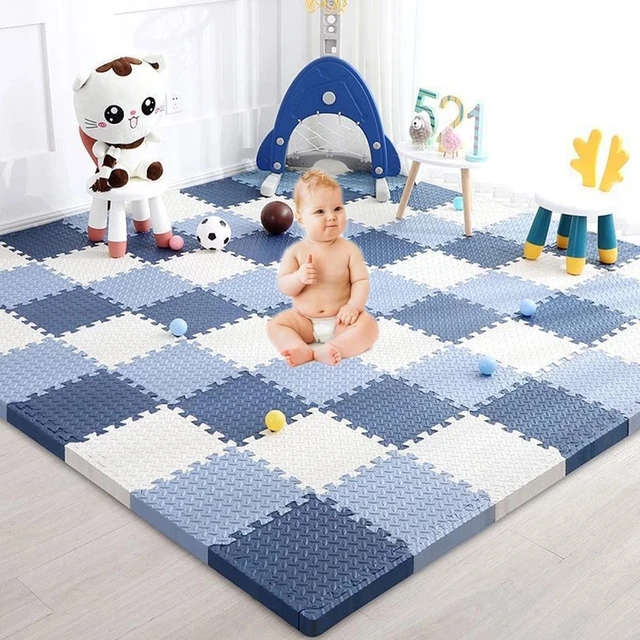 30cm Baby Foam Crawling Mat Children EVA Educational Toys Kids Soft Floor Game Mat Chain Fitness Brick Gym Game Carpet 1