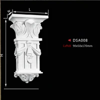 polyurethane Corbels Fireplace Decoration Entrance Portal Brackets PU Home Fitments Component Decorative Wall Moulding 1