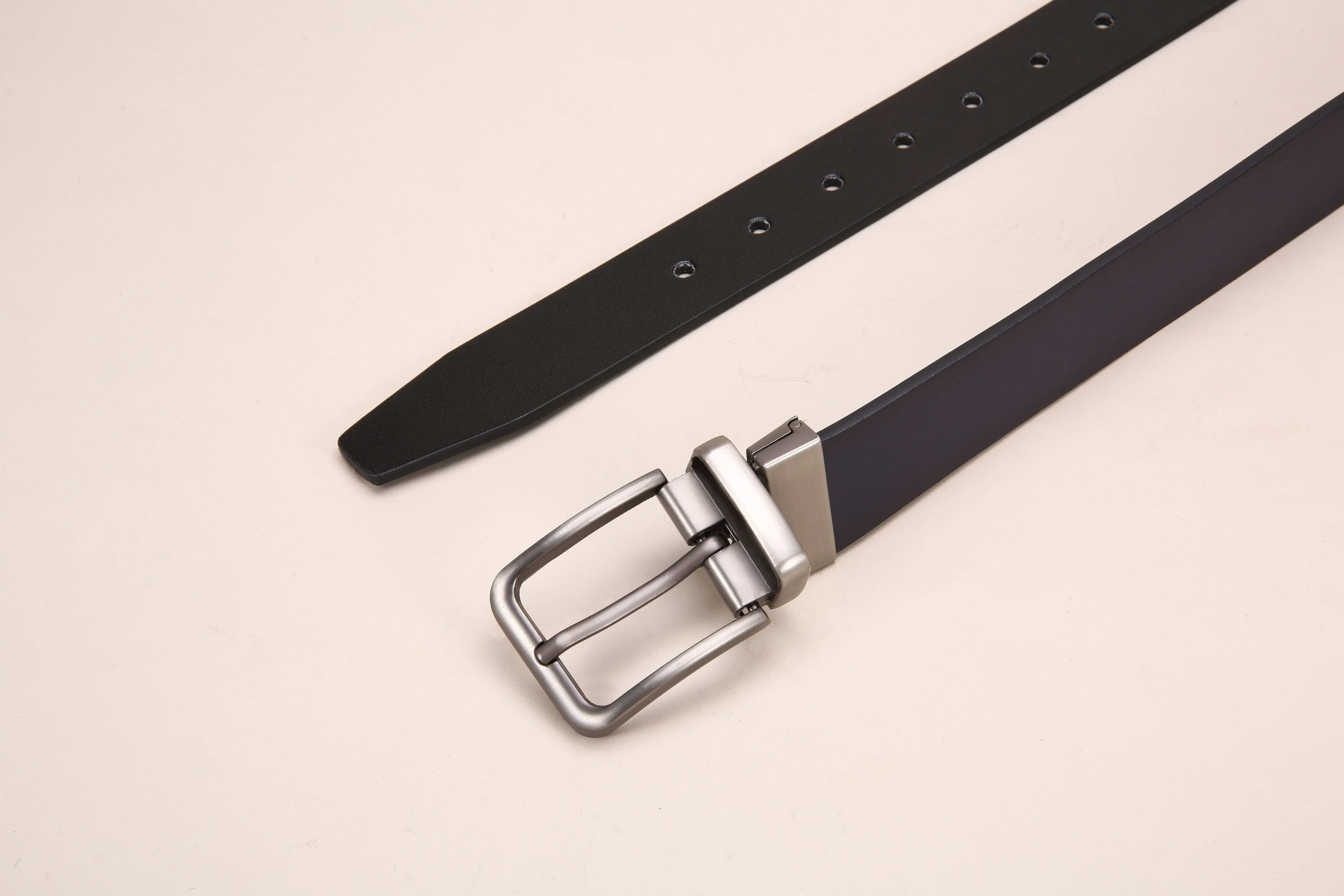 Herren Leder Pin Schnalle Gürtel Hohe Qualität Leder Gürtel Echtes Leder Jeans Rindsleder Casual Gürtel Business Cowboy Bund Männlich – Detail 5