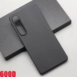 Ultra-Thin 600D Carbon Fiber Phone Case for Sony Xperia 10 VI - HANWOR Aramid Fiber 5G Cover (600D)