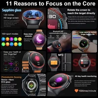 2025 New Laser detection Blood pressure Smart Watch Men Heart rate Pulse Three highs Blood oxygen Call Health Sports NFC Watches - Image 2