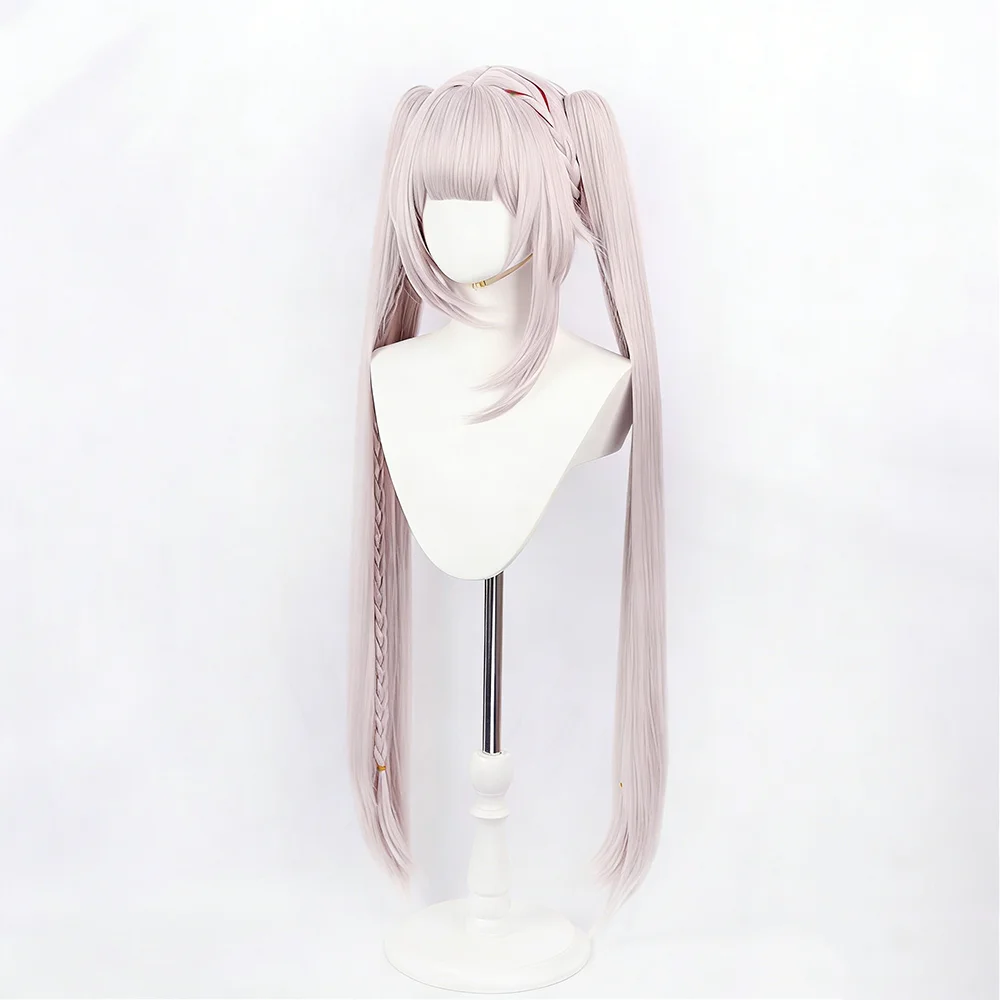 Lolita-Style Pink Long Sparkle Synthetic Wig for Masquerade and Carnival Events