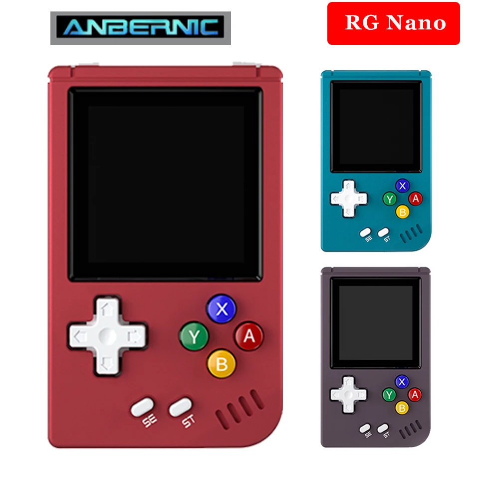 

Карманный мини-игровой плеер ANBERNIC RG NANO, металлический корпус, игровая консоль с IPS-экраном 1,54 дюйма, Linux, батарея 1050 мАч, Hi-Fi динамик