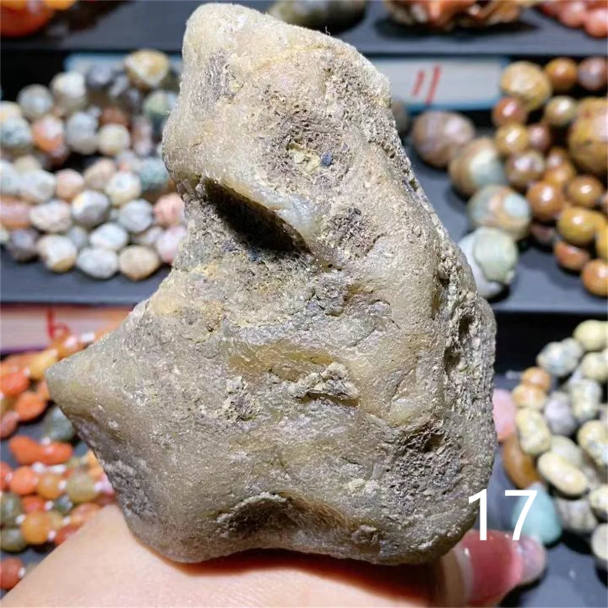 1pcs/lot Precious natural stone Gobi agate world's scarce collectibles Multi-eye pattern Treasured gifts Strong energy amulet