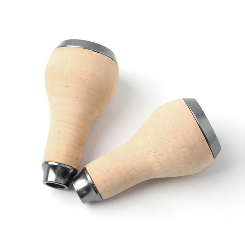 kawa 1pc Fishing Reel Handle Soft Wooden Knob For D/S Reel Include 2pcs Bearing length 53mmWeight 11g/pc DIY Reel Knob Accessory