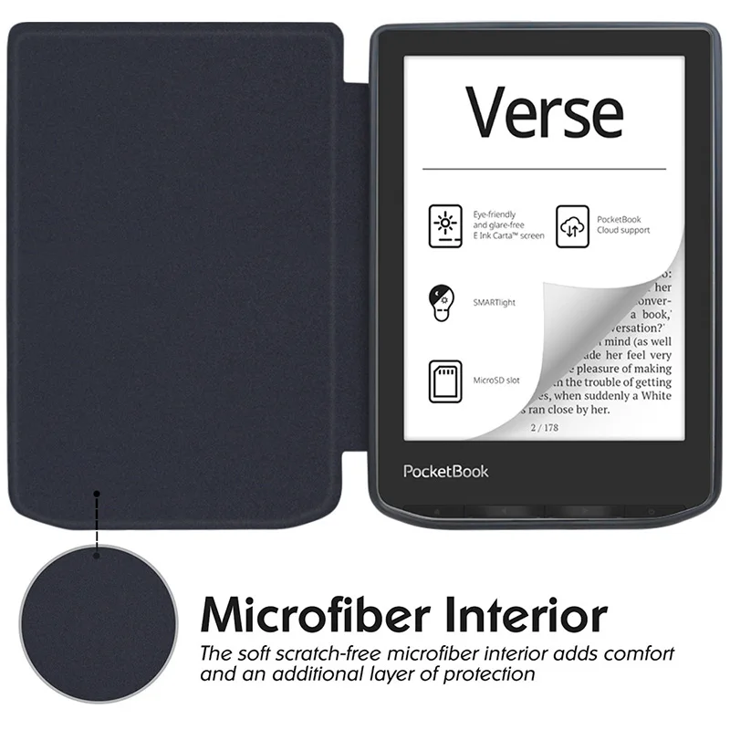 Artistic Style Handmade Soft Leather Magnetic Tablet Protective Shell E-Book Cover Case