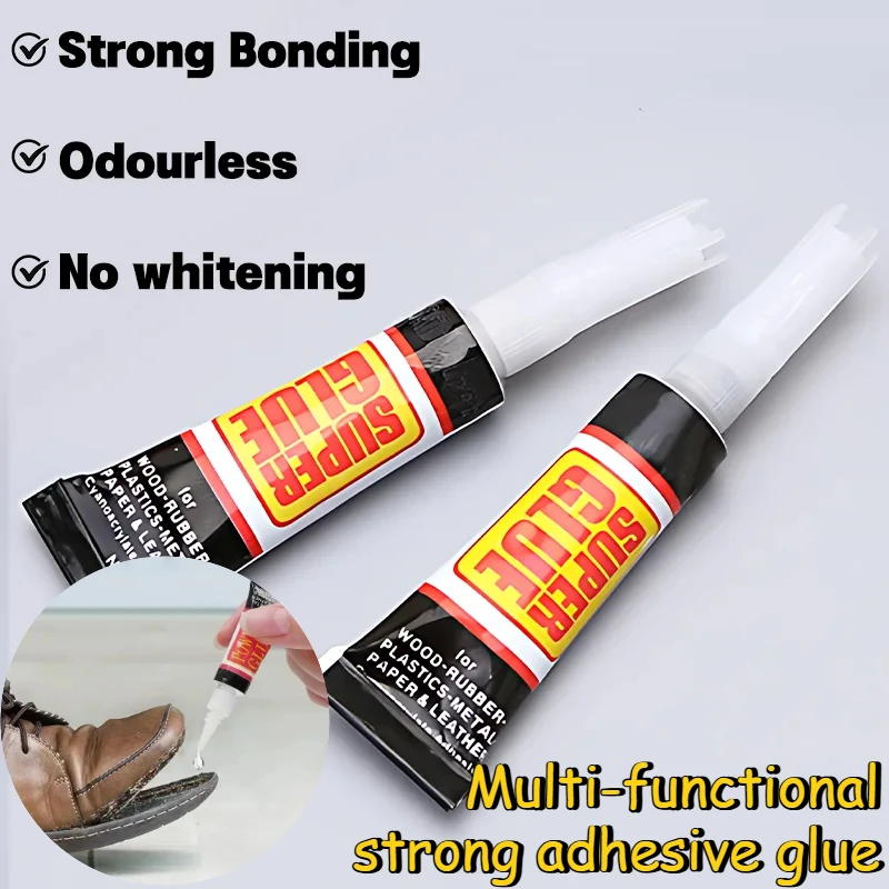 กาวอเนกประสงค์ 502 ชนิดน้ำ ความแข็งแรงสูง ติดแน่นทันที สำหรับซ่อมรองเท้า โลหะ พลาสติก หนัง ยาง ซ่อมแซมงานบ้าน 1