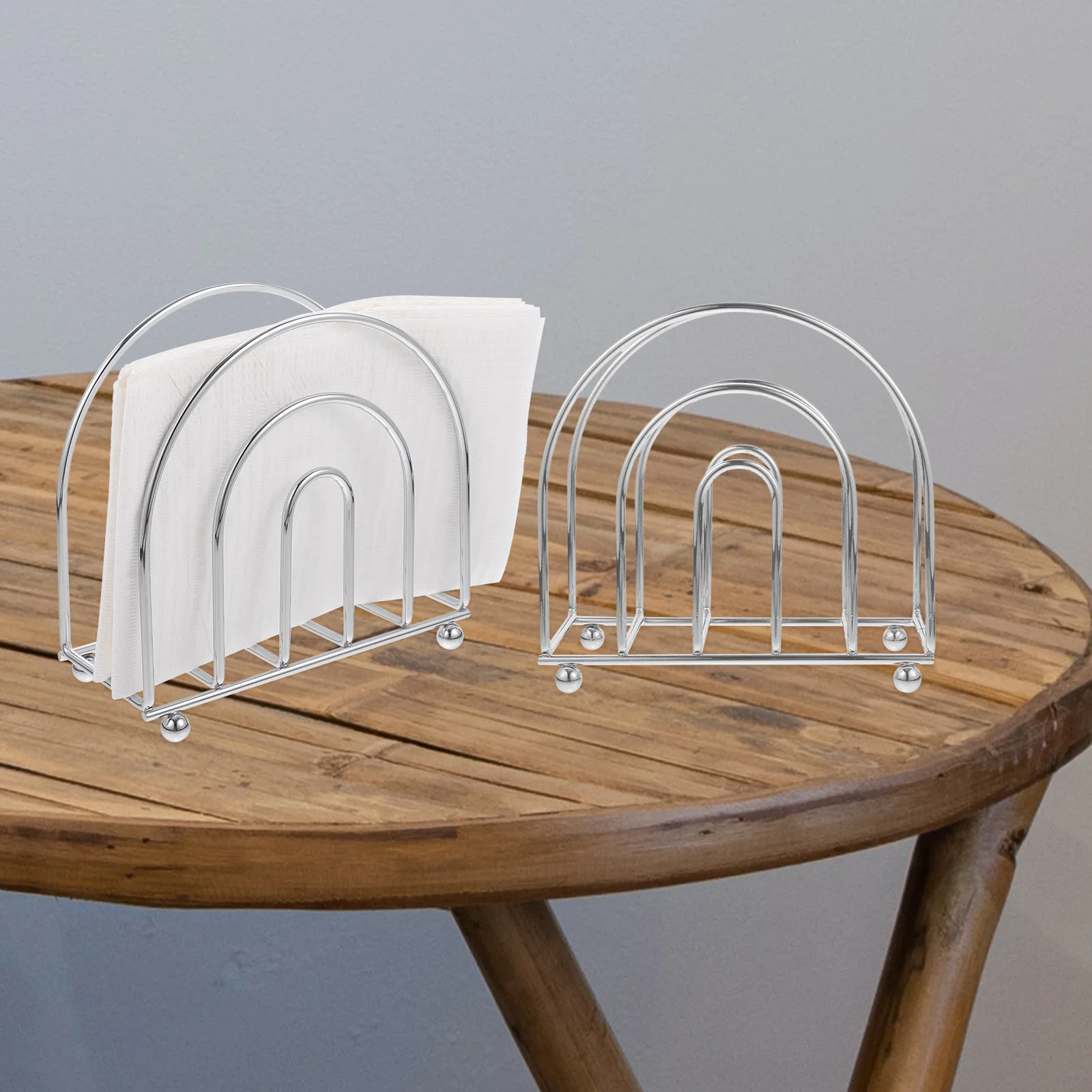 

Decor Tissue Clip Napkin Holder Reusable Metal Holders for Home Modern Paper Napkins Bar