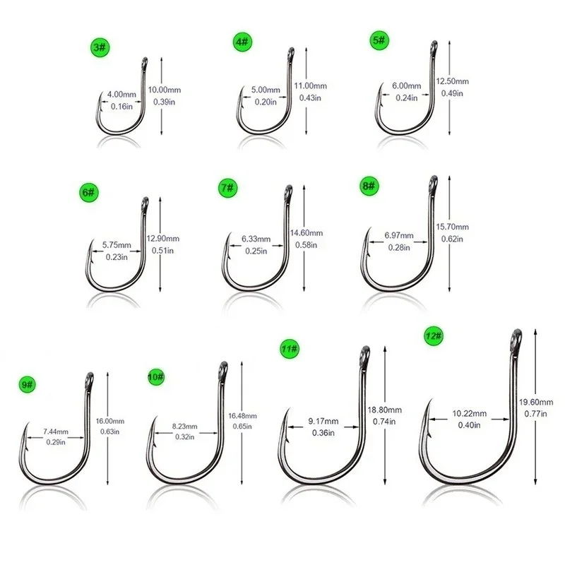 High Carbon Steel Hooks 2