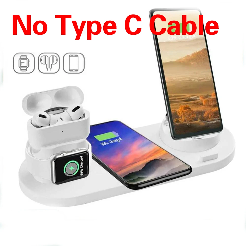 100W 10 in 1 Wireless Charger Stand Pad For iPhone 14 13 12 Apple Watch Fast Charging Dock Station for Airpods Pro iWatch 8 7 6