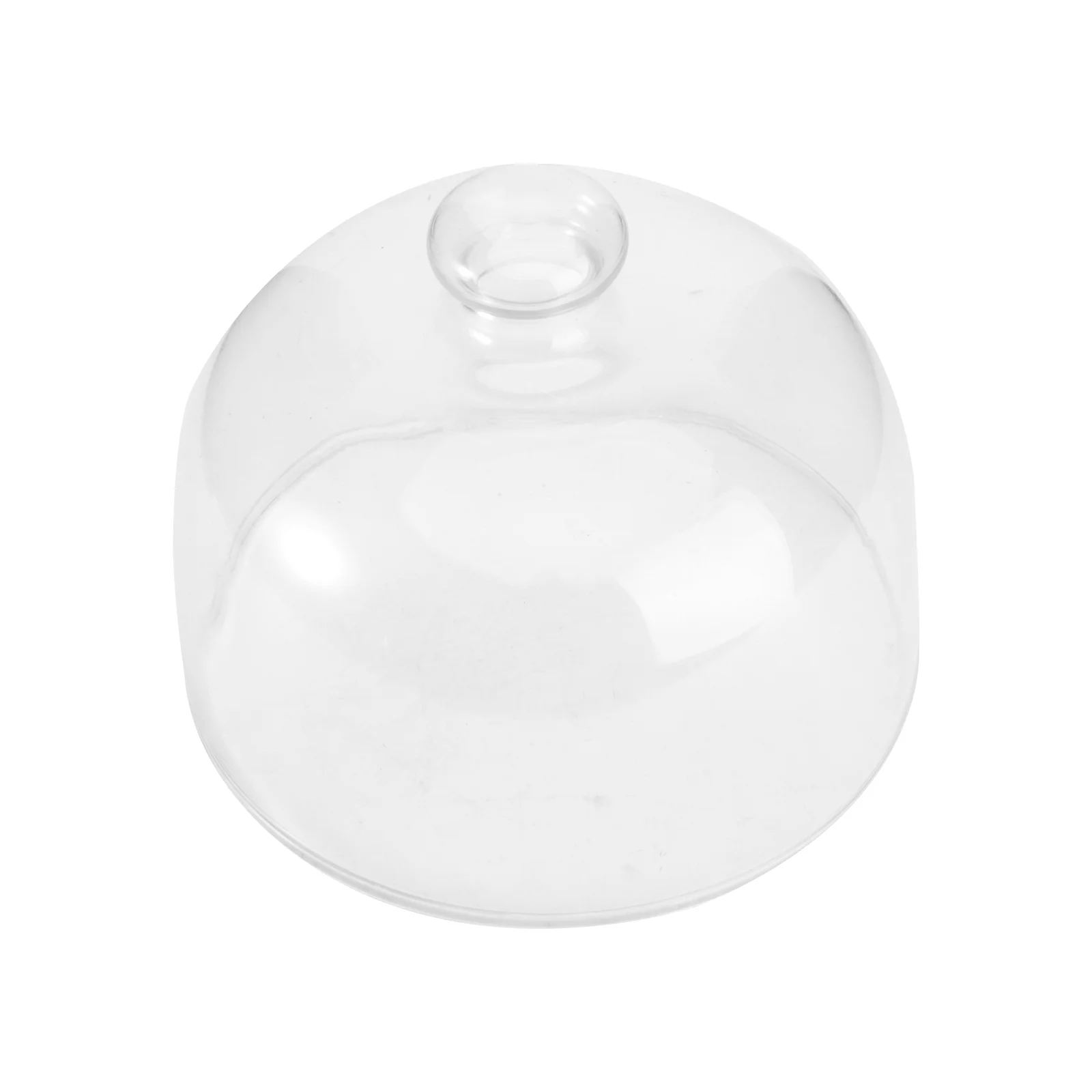 

Dome Glass Cake Cover Cloche Lid Serving Display Plate Food Pastry Cheese Tall