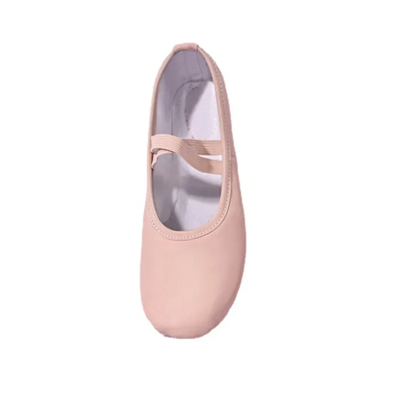 Women's Ballerinas for Women Danseuse PU Leather Professional Dancers for Girls Children Soft Soles Children Kids Dance Shoes