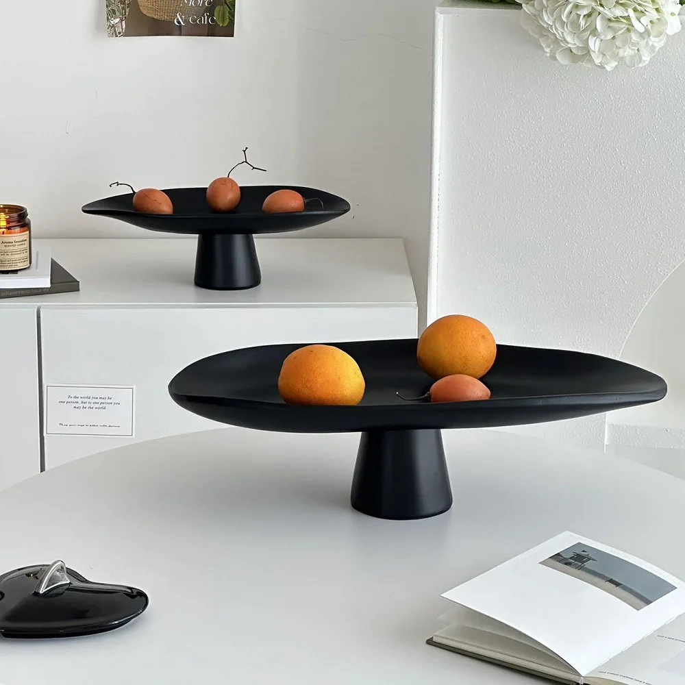 Desktop Storage Container Geometric Fruit Bowl Tray Desktop Storage Container Resin Handicraft Home Decoration Accessories 4