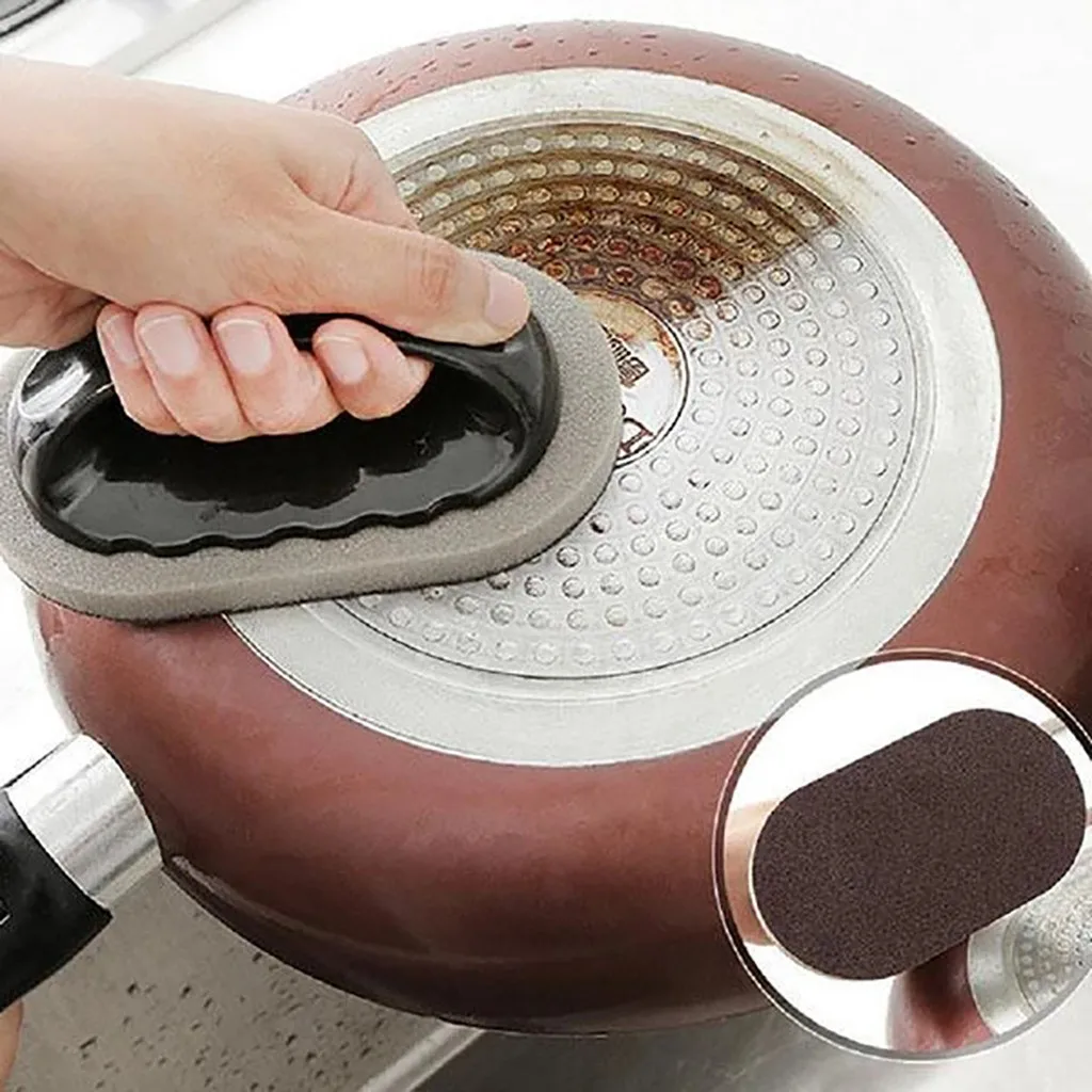 KitchenMagicSpongeBrushEmerySpongeCleaningBrushPanPotGrinder