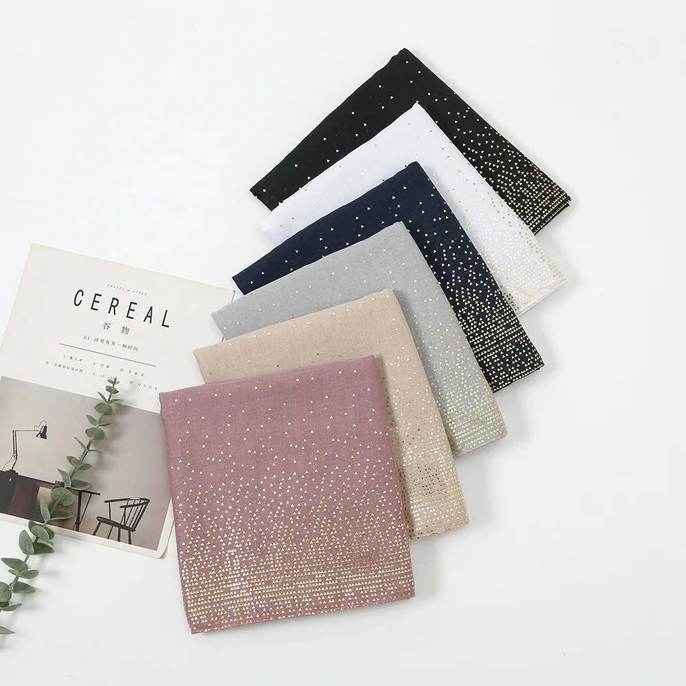 Viscose Wrap Pashmina Stole Bufandas Shimmer Viscose Scarves Hijab