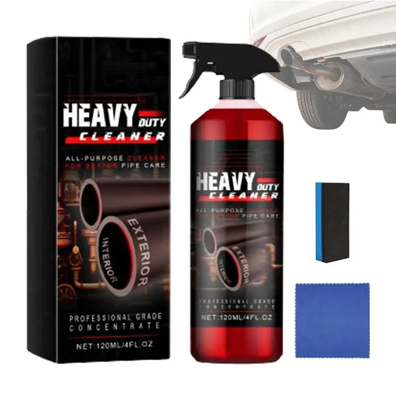 

Car Exhaust Handy Cleaner 120ML Metal Surface Rust Cleaner Spray Multifunctional Exhaust System Cleaner Catalytic Converter