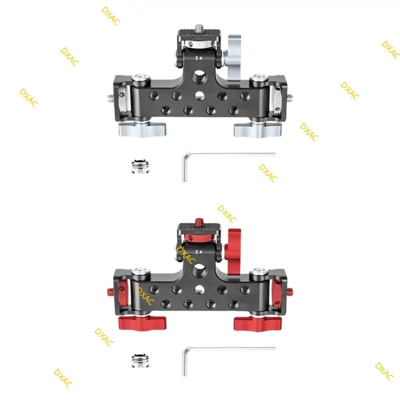 DXAC Aluminum Alloy 3-Position Live Streaming Stand PTZ Adapter Horizontal Vertical Multifunction Expansion Accessory