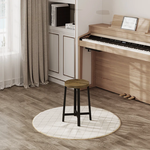 WOLTU 2 PZ/SET Sedie da Pranzo Sgabello da Cucina in Stile Industriale con Gambe in Metallo per Sala da Pranzo Soggiorno Ristorante Caffetteria Pub 5