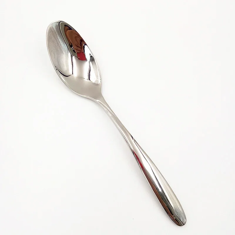 Cuillère Longue Manche Acier Inoxydable - 15cm Ou 17cm, Pour Boissons, Glaces, Desserts