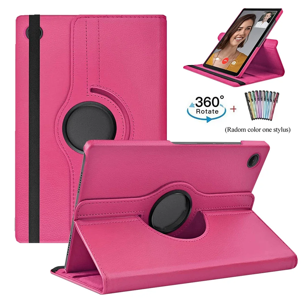 Estojo Giratório para Lenovo Tab M10 Plus 2ª Geração Tb125f Tb-128f 10.6 M10 3ª Geração Tb328f 10.1 Auto Dormir Wake