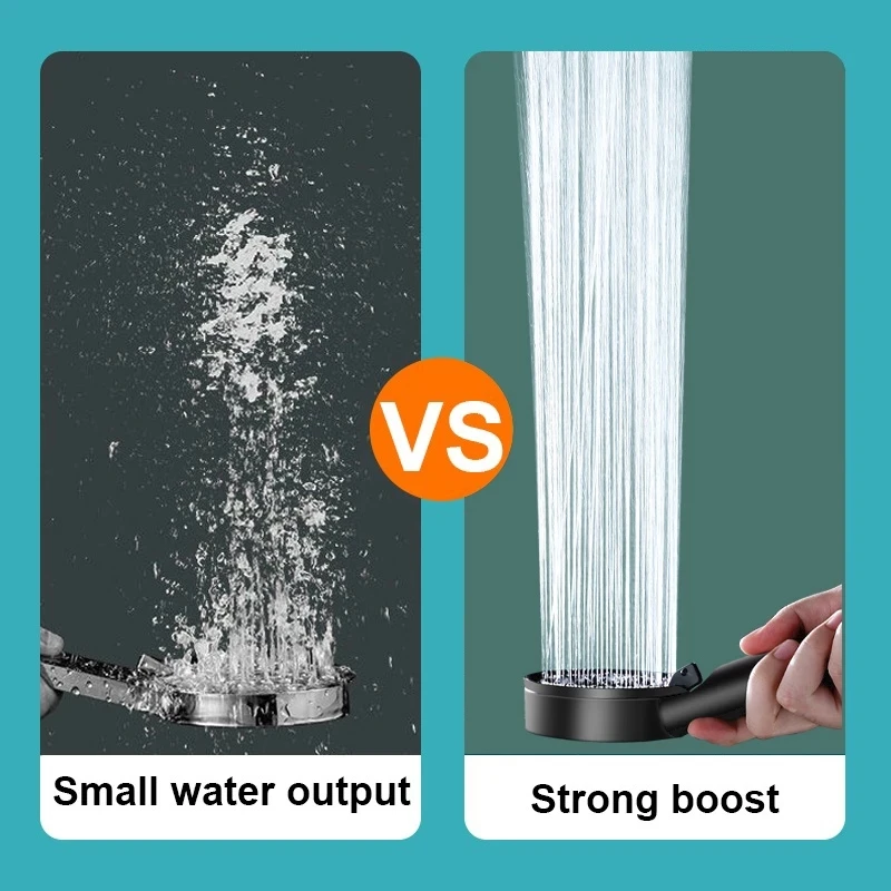 Water Saving Shower Head 5 Mode High Pressure Bath Shower Adjustable Water Massage Eco Shower Bathroom Accessories 3