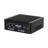 Fanless Industrial mini pc with 1xDDR4 2xGbE LAN 4xCOM RS232/RS485 4xUSB3.2 2xUSB2.0 Inter Celeron N5100 support WIN10 LINUX 4