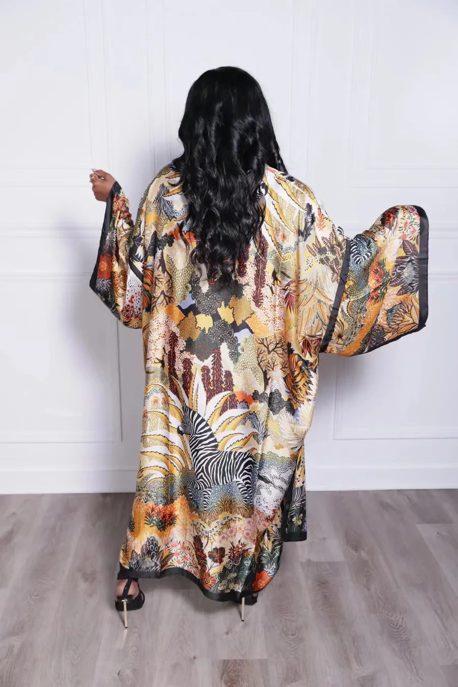 Japanese Kimono Cardigan Japanese Dress Maxi Dress Traditional Woman Long Kimono Cardigan Blouse Shirt Female Printing
