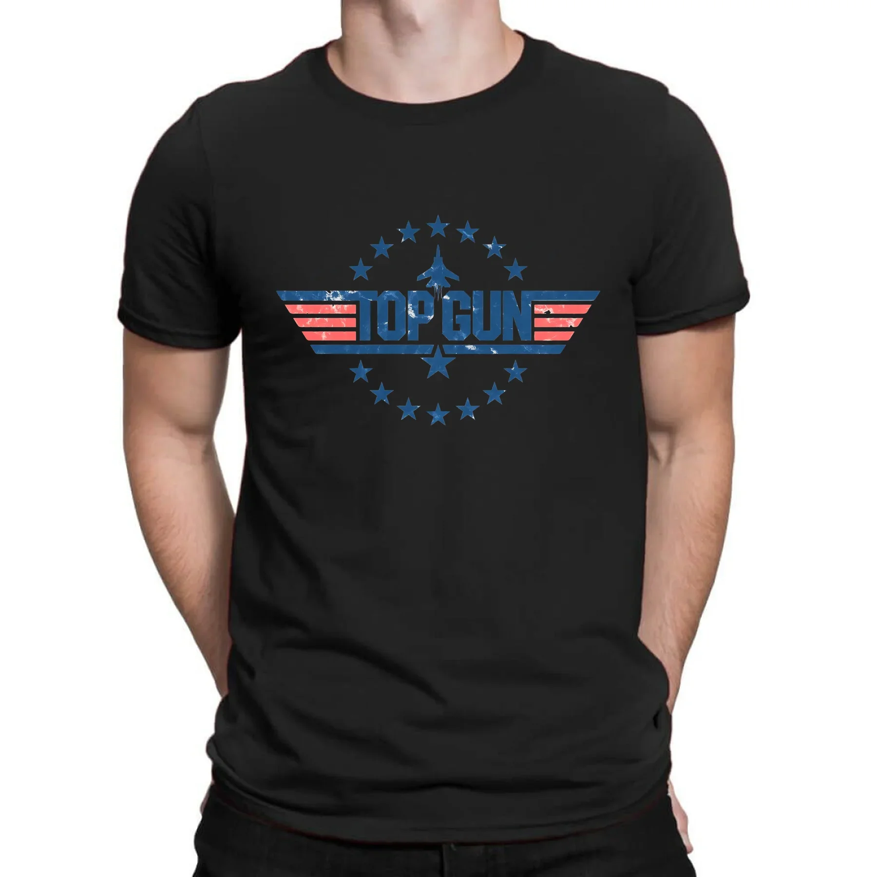 

Amazing Tees Male T Shirt Casual Oversized Essential Top Gun Classic T-shirt Men T-shirts Graphic Streetwear S-3XL
