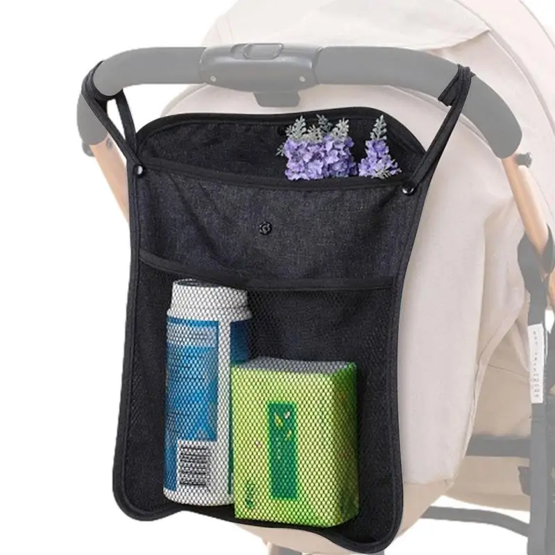 

Universal Large Capacity Children Carts Mesh Net Storage Bag Baby Carriage Hanging Bag Seat Pocket Stroller Cart Accessories