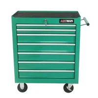 Rolling Tool Chest,7 Drawers Tool Cart on Wheels, Tool Case for Repair Shop, Garage, Warehouse, Workshop, Tool Trolley Organizer 1