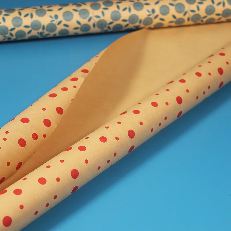 50x70cm Kraft Paper Roll Gift Wrapping Paper for Baby Shower