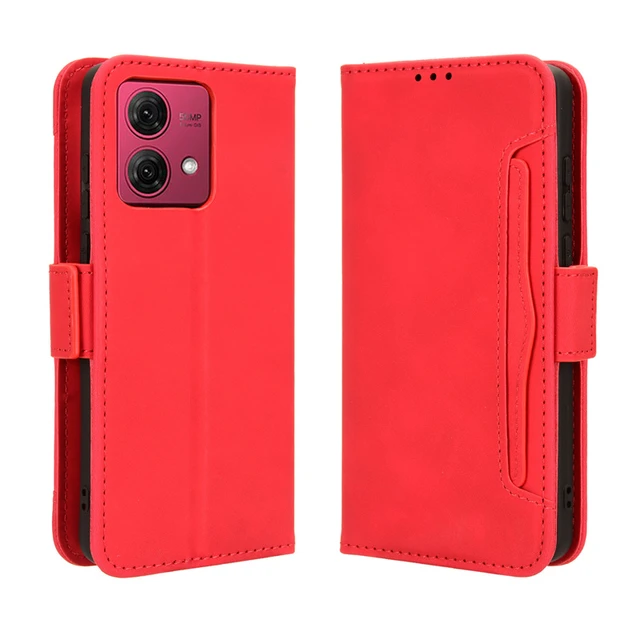 For Motorola Moto G84 5G Case Premium Leather Flip Multi-card slot Cover For  Motorola G84 G 84 MotoG84 5G Phone Case 6.55 - AliExpress