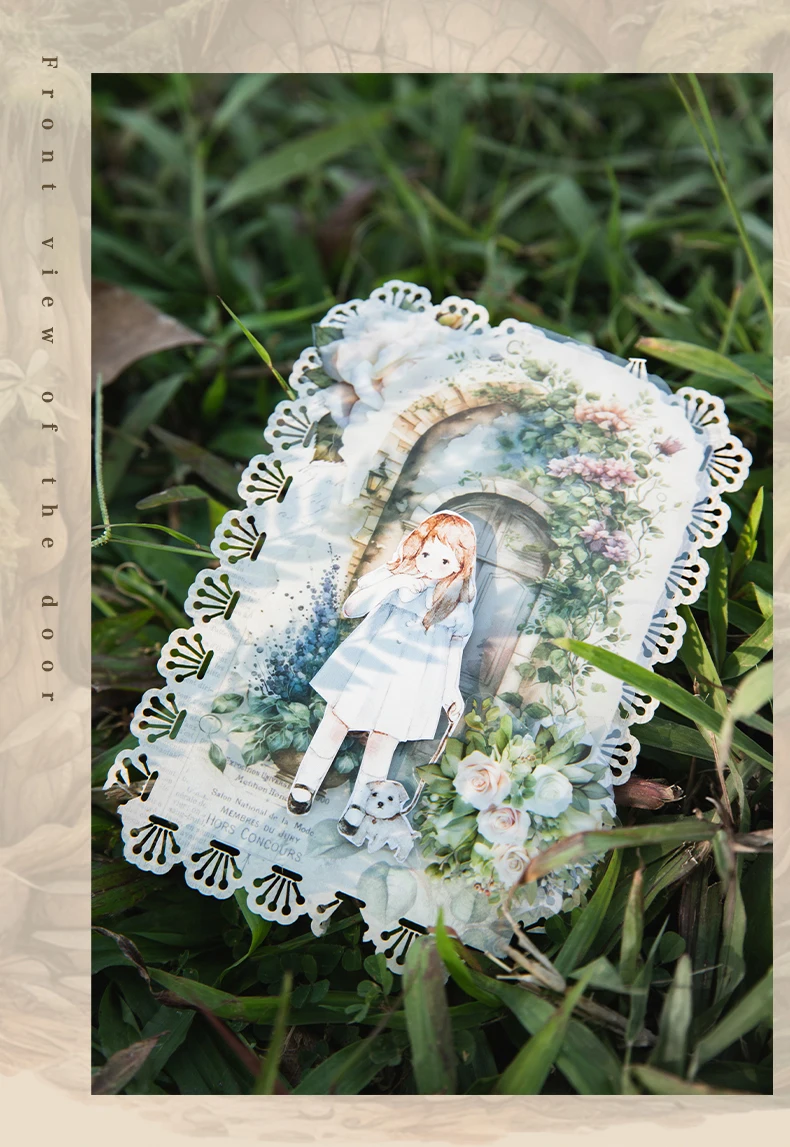 Yoofun 5 teile/los kawaii Scrap booking Aufkleber Ansicht vor der Tür Journal Scrap booking liefert Planer dekorative Etiketten – Detail 12