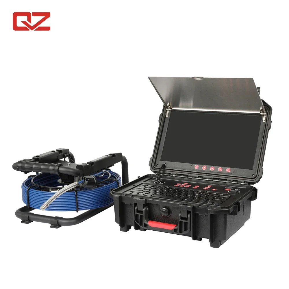 

Sewer Drain Inspection Camera Tool with Push Rod Cable Reel and Meter Counter