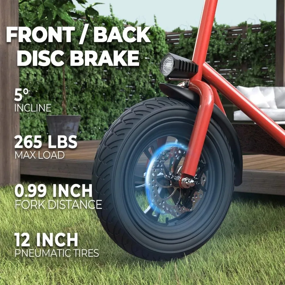 Scooter Carry Basket Commuter R1 450W Brushless Motor 36V-15MPH
