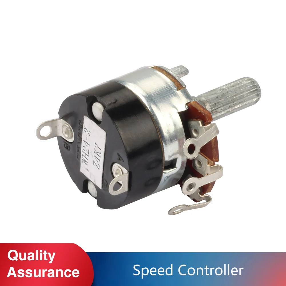 Potentiometer WH24-2 4K7 DC Motor Speed Controller Adjustable Variable Speed Switch for SIEG X2&G8689&JET JMD-1L&CX605