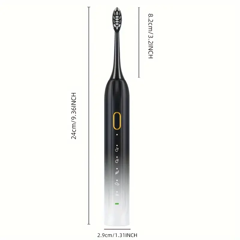 Electric toothbrush Rotary Cleaning Waterproof Rechargeable 10 Head
