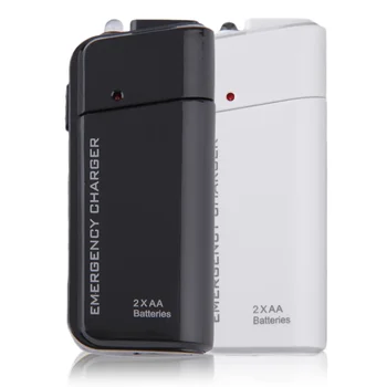 Universal Portable USB Emergency 2 AA Battery Charger 1