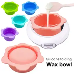 Wax Warmer Thickening Heat-resistant Silicone Bowls Hair Removal Wax Replacement Pot Bowls Hair Removal Reusable Waxing Pot Bowl