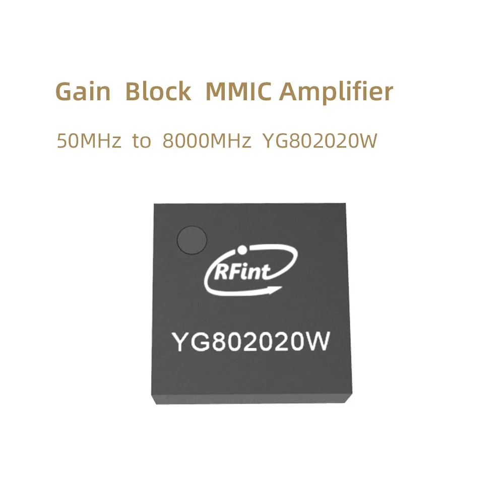 SZHUASHI-MMIC Amplifier, 50MHz to 8000MHz, 8GHz Gain Block, YG8020W, 100% New, 1Pc