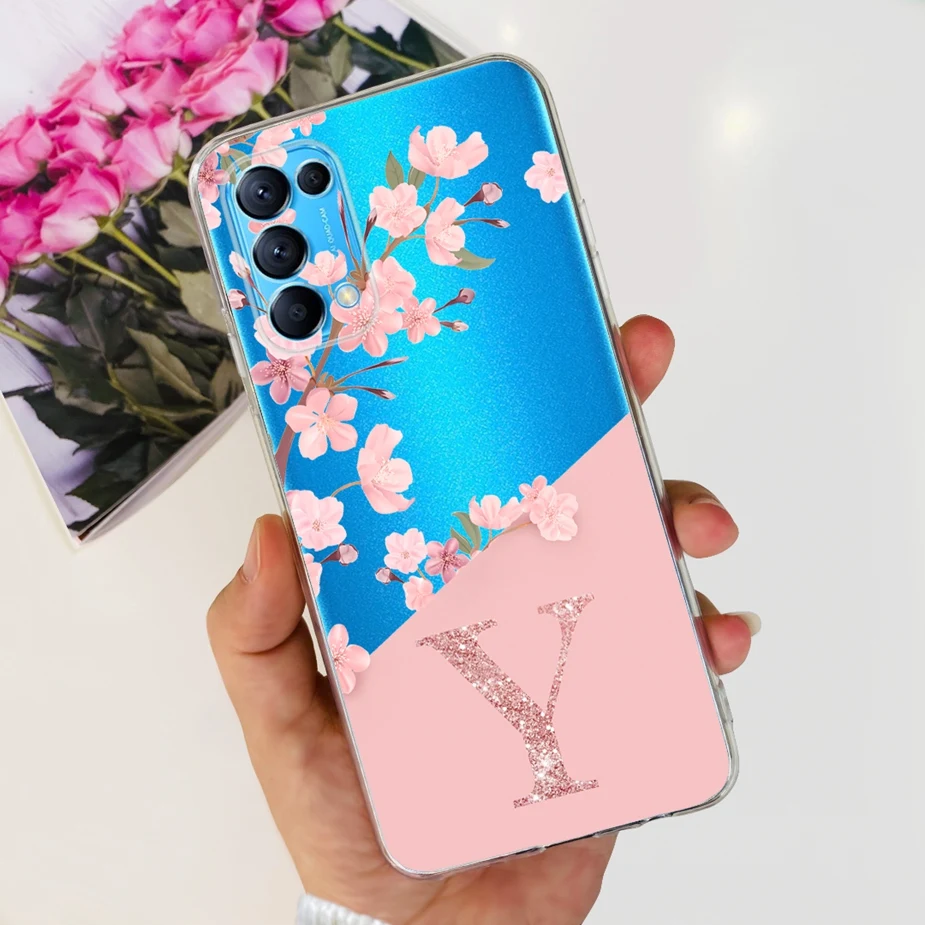 Luxury Letters Clear Silicone Phone Case - Soft Protective Cover