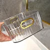 Rectangular Desktop Cosmetic Storage Drawer Stackable Storage Box Acrylic Rack Sundries Snack Makeup Storage Basket Organizer 4
