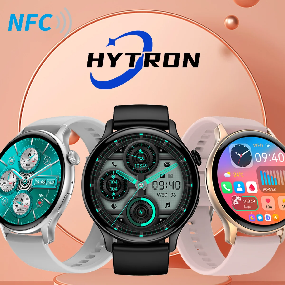 

2023 New NFC Smart Watch For Men Women 466*466 AMOLED HD Always on Display Watches Waterproof Sport Fitness Bluetooth Smartwatch