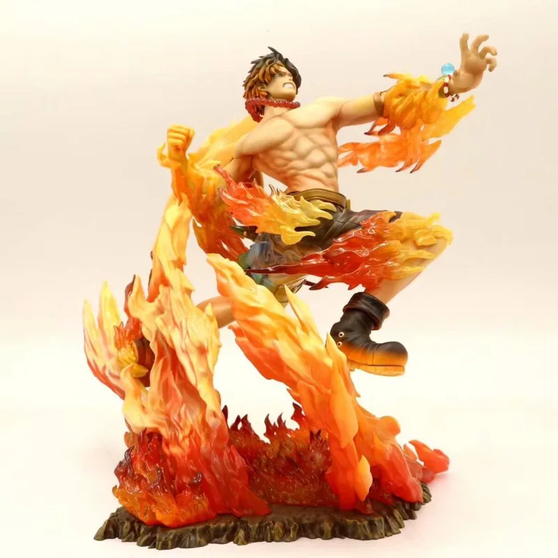 

Anime ONE PIECE POP MAX Fire Fist Portgas·D· Ace Luffy 15th Anniversary Statue PVC Action Figure Collectible Model Toy Boxed