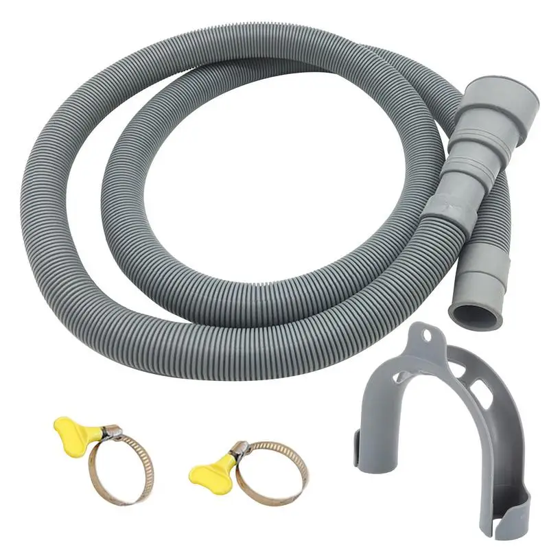 

Washing Machines Pipe Air Conditioning Drain Pipes Flexible Machine Drain Hose Extension With Clamp Universal Drain Hose Pipe