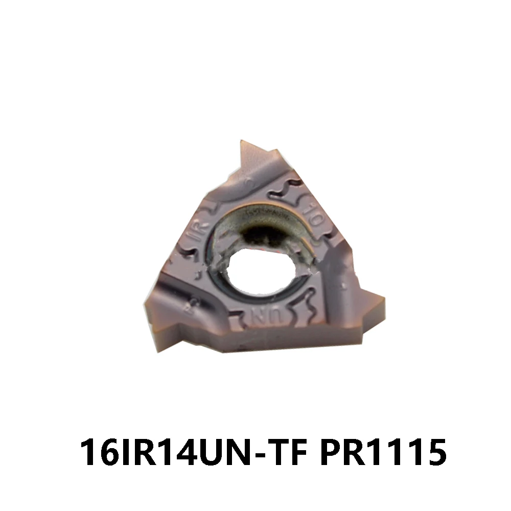 

Original 16IR16UN-TF PR1115 Internal Threading Inserts Metal Turning Tool Lathe Boring Bar Machined Stainless Steel 16 UN
