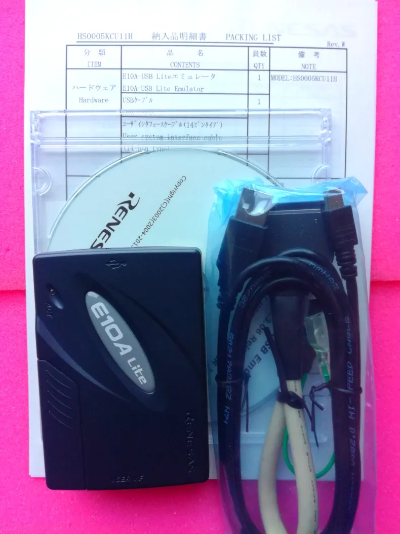 1 Pz Spot Downloader Muslimrenesas E10A-Usb-Lite H8S (X) Sh2 (A Dev On Chip Debug Emulator-E10A-Lite Sviluppo